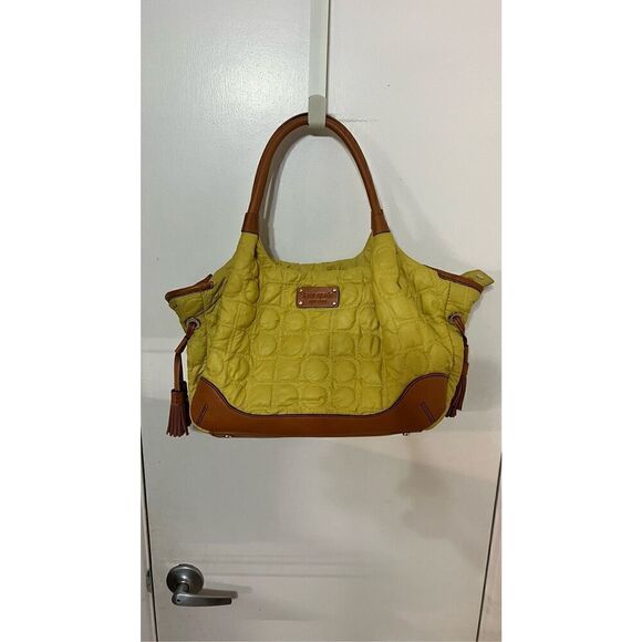 Kate Spade New York Stevie Quilted Bag greenish Yellow Great Condition - Picture 2 of 13